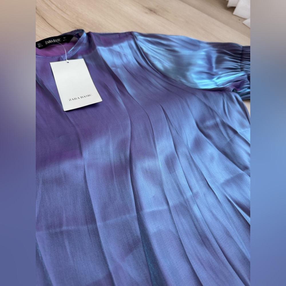 🔖NWT Zara Shiny Top - Picture 3 of 5